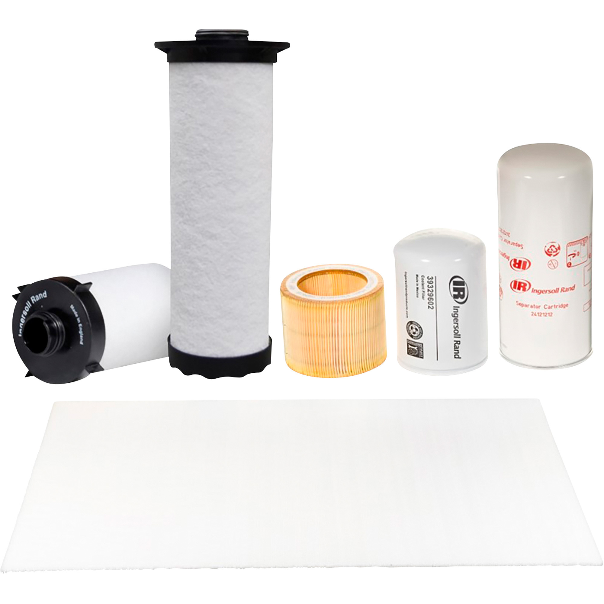 Ingersoll Rand OEM Filters-Only Maintenance Kit, For R Series 4-11kW Oil-Flooded Rotary Screw Air Compressor, Model# 47518613001